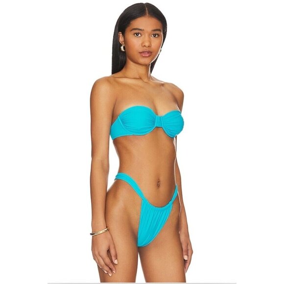 Belle The Label Oracle II Bikini Top Morph Blue - Picture 2 of 4